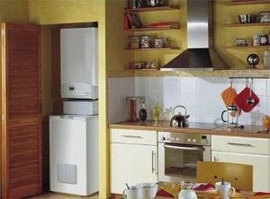 Compact electric heating boiler