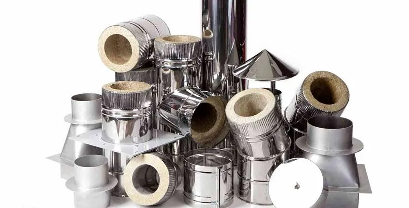 Sandwich chimney components