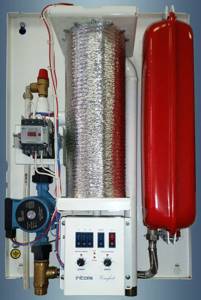 electric heating boiler with pump