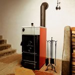 Gas-wood boilers are compact in size