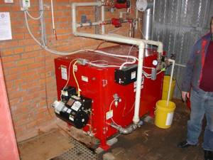 heating boilers using diesel fuel