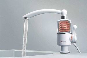 Water heater tap