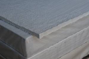 Sheets of thick kaolin cardboard