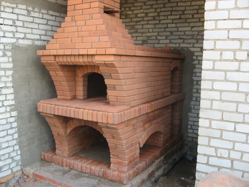 Miniature Russian stove design