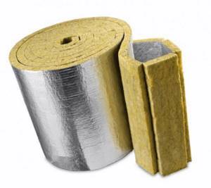 Rolled mineral wool