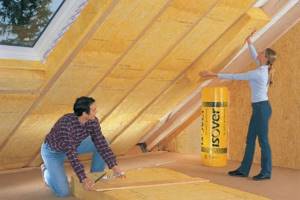 Installation of fire-resistant insulation
