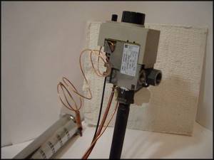 Installation example capillary thermostat