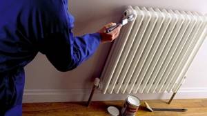 Is it possible to paint hot radiators with paint and enamel?