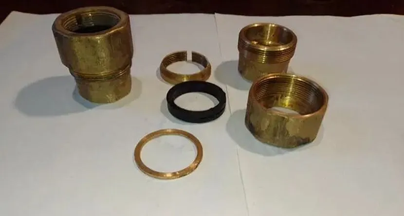 Disassembled coupling
