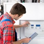 There is no hot water coming from the gas boiler