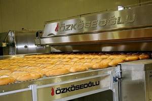 German tunnel oven for bakery products