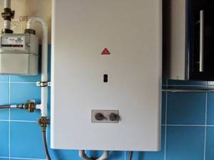 Regular water heating column