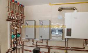 simultaneous use of gas and electric boilers