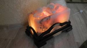 Excellent solar lamp for a raised fireplace