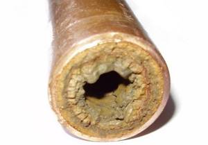 Deposits in pipes