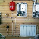 Heating equipment in a country house