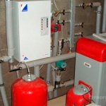Heating a private house with propane consumption