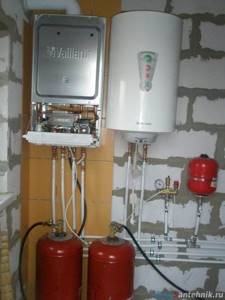 heating the house with gas cylinders
