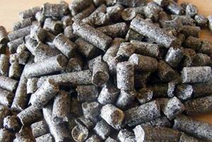Heating a country house with pellets