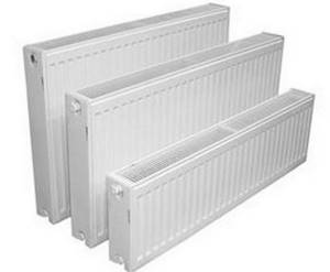 Panel radiators of various sizes