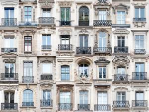 Paris window decoration outside.