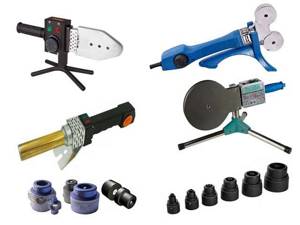 Soldering irons and nozzles for PPR pipes