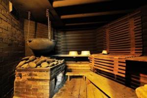 Brick sauna stove