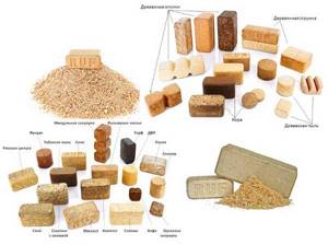 Pellets are also made from wood processing and agricultural waste
