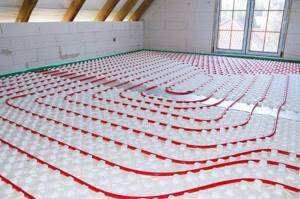 expanded polystyrene for underfloor heating system