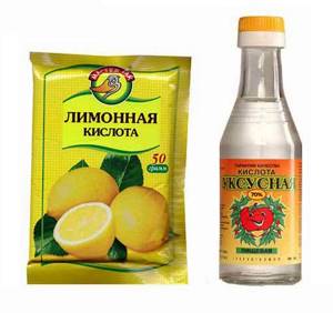 Пищевая лимонная кислота для промывки