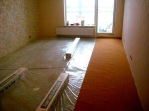 Substrate for linoleum