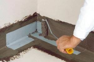 Polymer-cement composition for waterproofing