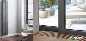 Proper heating of a room with panoramic windows