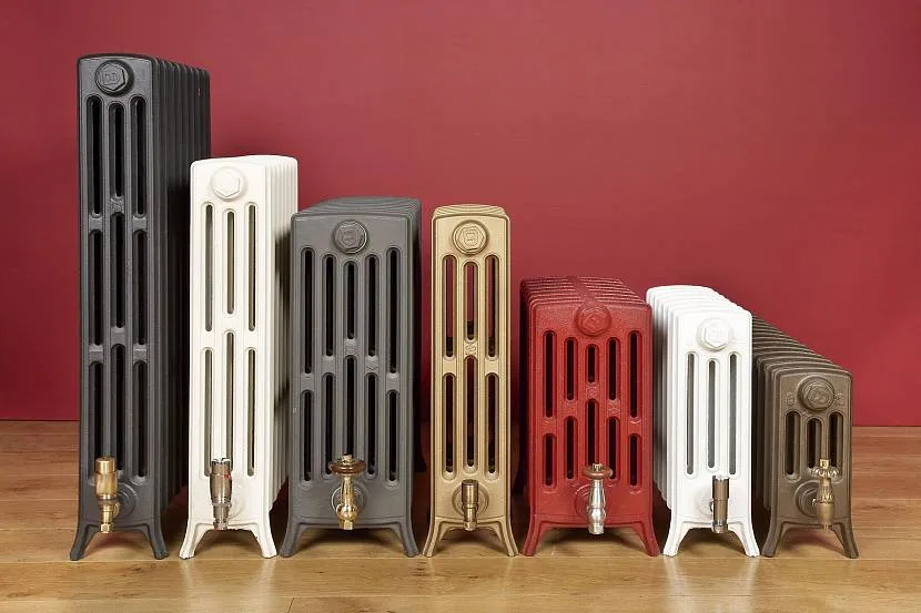 Example of cast iron radiators