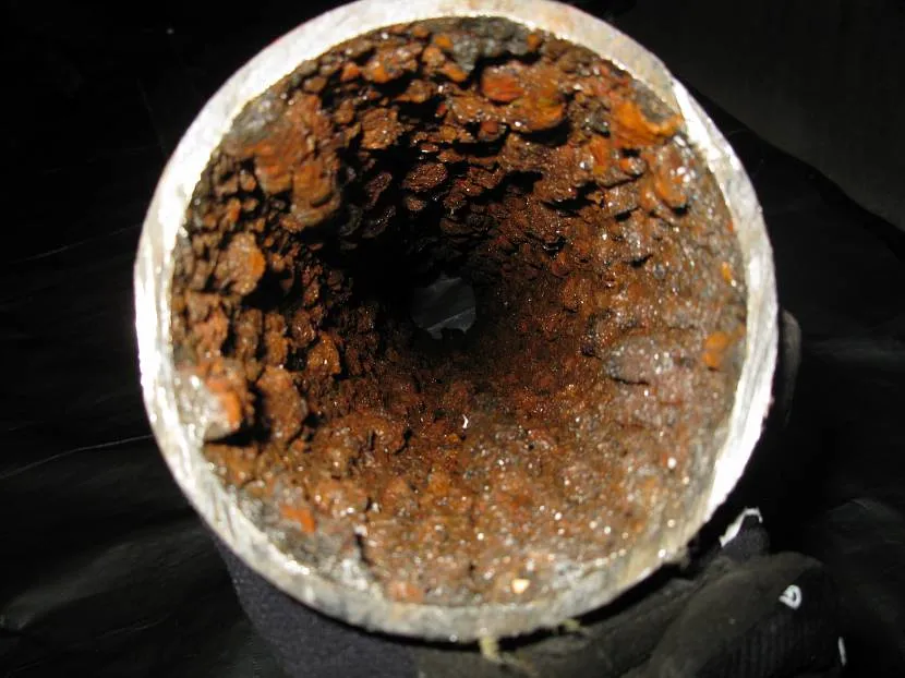 Example of a dirty pipe