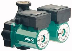 Forced circulation with a Wilo pump for home heating systems