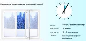 It is necessary to ventilate even in winter frosts