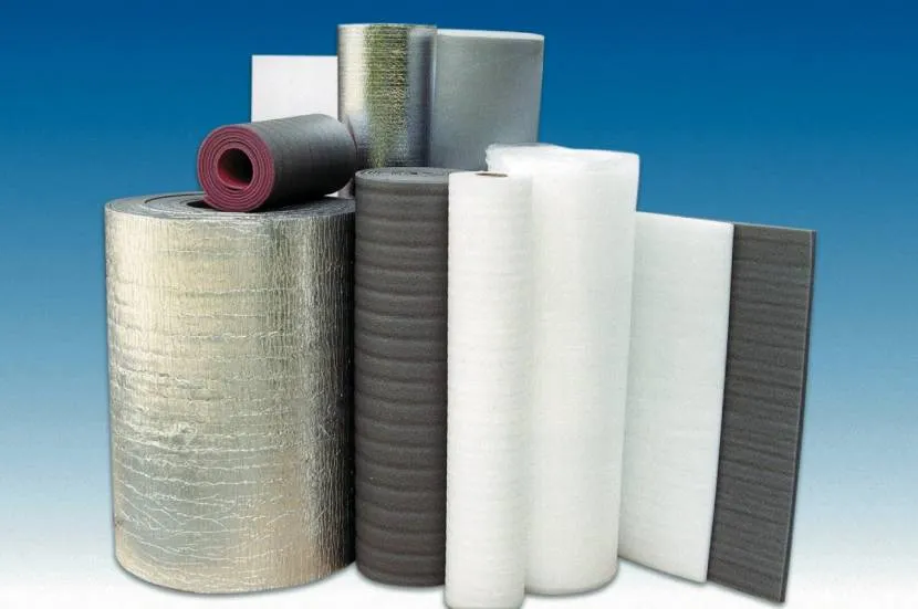 Various types of insulating materials