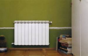 Dimensions of bimetallic heating radiators