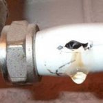 repair of metal-plastic pipes