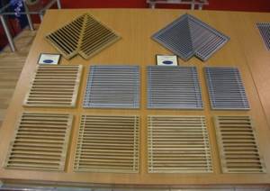 Grilles for trench convectors