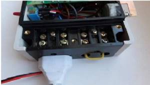 Rice. 8. Connect the power cord to the terminal block 