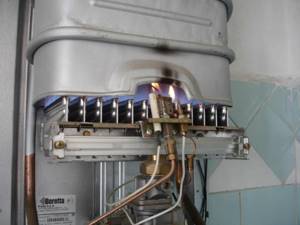 ignition of a gas water heater