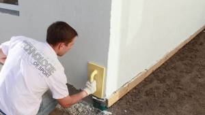 Plastering on polystyrene foam: technology for performing the work