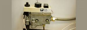 Lemax gas boiler valve system