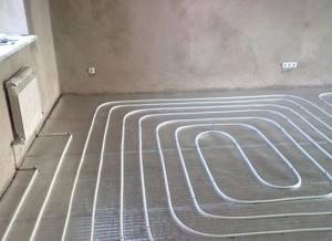 heating system made of metal-plastic pipes
