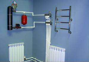 heating system using electric boilers