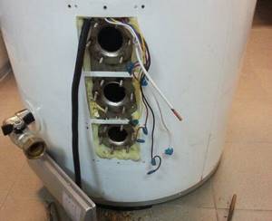 Broken boiler