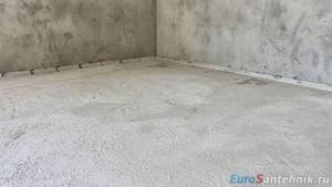 screed for heated floors