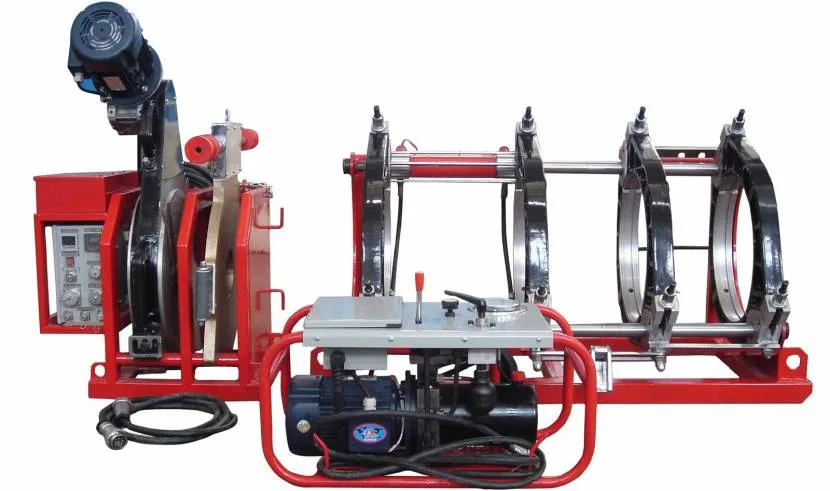 Welding machine for HDPE pipes